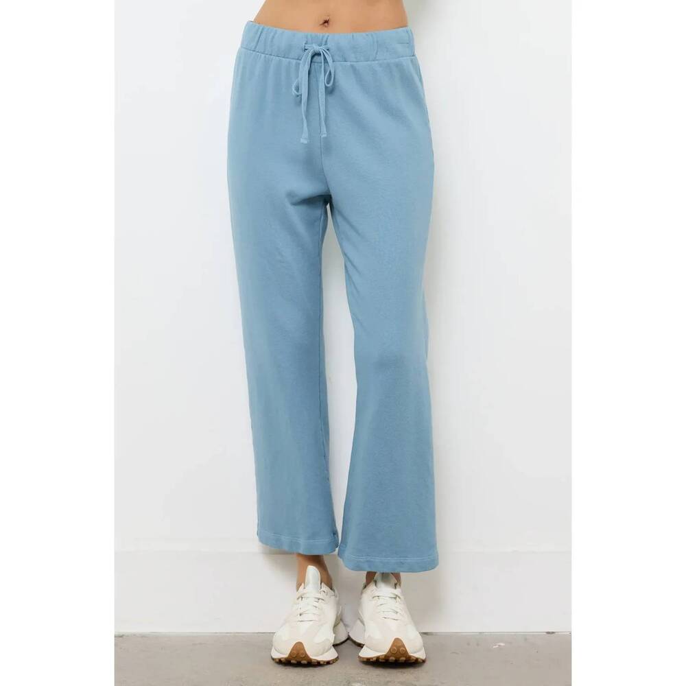 NEW LAMADE ariana french terry pant in blue moon